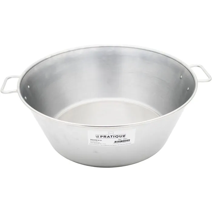 Le Pratique Bassine en Aluminium Ø 45 cm - 21 L Le Pratique Bassine en Aluminium Ø 45 cm - 21 L