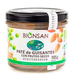 BIONSAN Pâté de petits pois aux fruits secs Vegan 105g