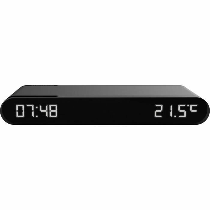 Thomson Réveil station de charge Noir - Induction 15W, Température, Port USB-C Thomson Réveil station de charge Noir - Induction 15W, Température, Port USB-C