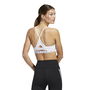 Soutien-gorge de Sport Adidas Aeroreact Ls P Blanc