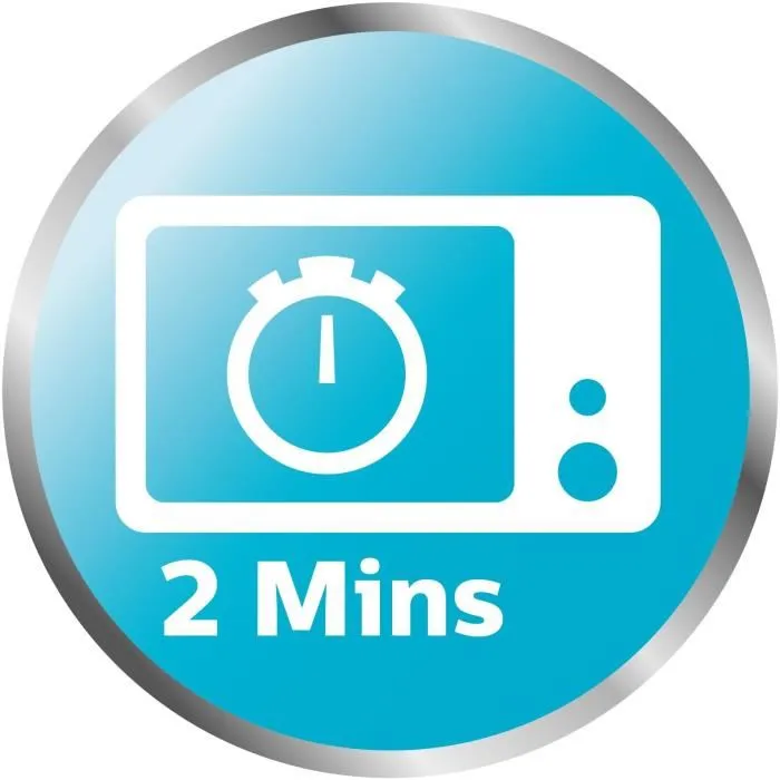 Philips Avent - Stérilisateur à vapeur pour micro-ondes, stérilise en 2 min (élimine 99,9% des bactéries), design compact bleu et blanc, pour 4 biberons Philips Avent - Stérilisateur à vapeur pour micro-ondes, stérilise en 2 min (élimine 99,9% des bactéries), design compact bleu et blanc, pour 4 biberons