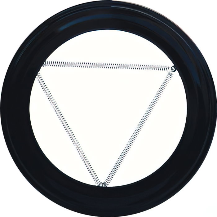 WOLFPACK LINEA PROFESIONAL Rosace noire vitrifiée pour poêle 200 mm WOLFPACK LINEA PROFESIONAL Rosace noire vitrifiée pour poêle 200 mm