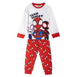 Cerdá Pijama Longue en Single Jersey Spidey pour Enfant 2 Ans, Taille 2 Ans, Rouge