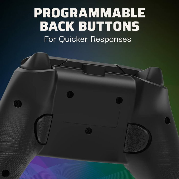 PDP Manette de jeu Afterglow Wave Filaire Noire PDP Manette de jeu Afterglow Wave Filaire Noire