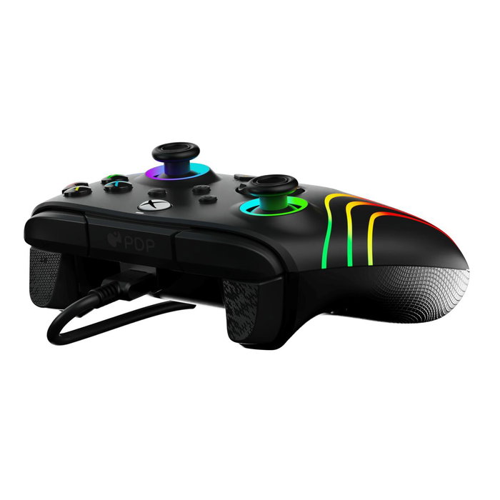 PDP Manette de jeu Afterglow Wave Filaire Noire PDP Manette de jeu Afterglow Wave Filaire Noire