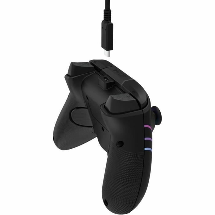PDP Manette de jeu Afterglow Wave Filaire Noire PDP Manette de jeu Afterglow Wave Filaire Noire