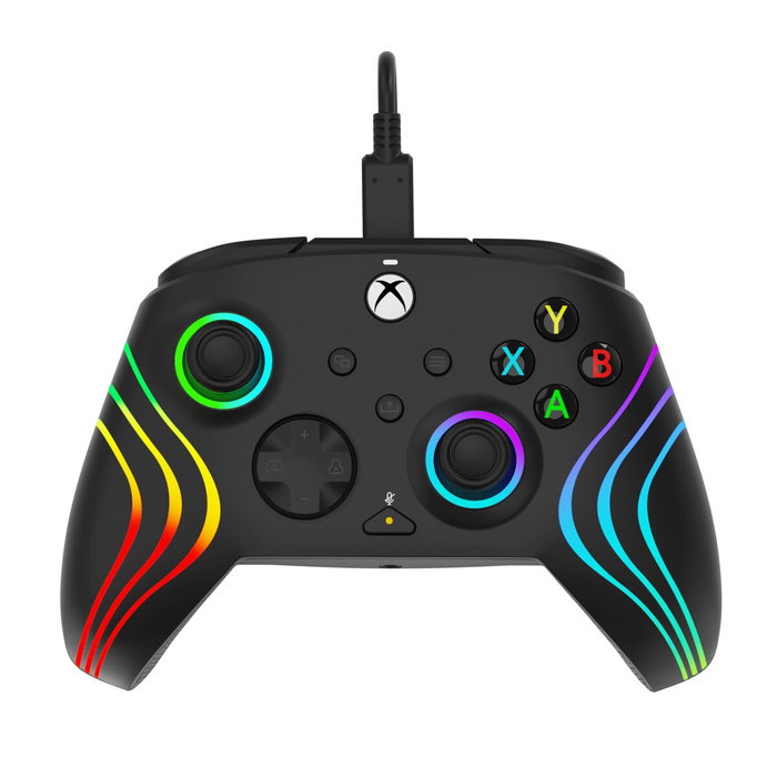 PDP Manette de jeu Afterglow Wave Filaire Noire PDP Manette de jeu Afterglow Wave Filaire Noire