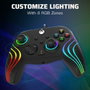 PDP Manette de jeu Afterglow Wave Filaire Noire