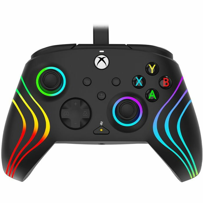 PDP Manette de jeu Afterglow Wave Filaire Noire PDP Manette de jeu Afterglow Wave Filaire Noire