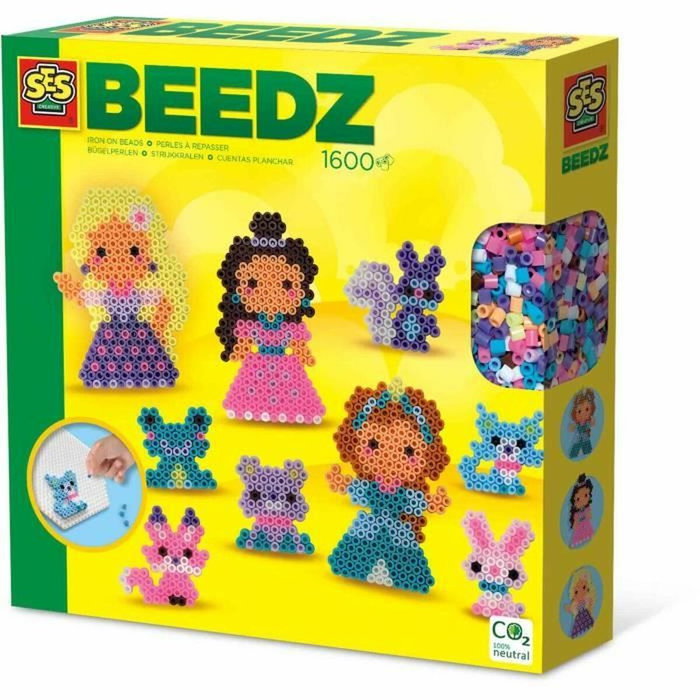 SES Creative Perles à repasser Princesses et animaux SES Creative Perles à repasser Princesses et animaux