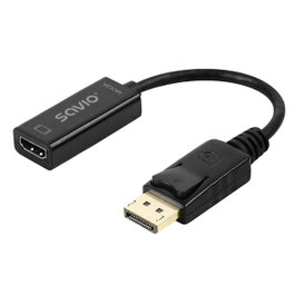 Savio Adaptateur DisplayPort vers HDMI AK-62 20 cm