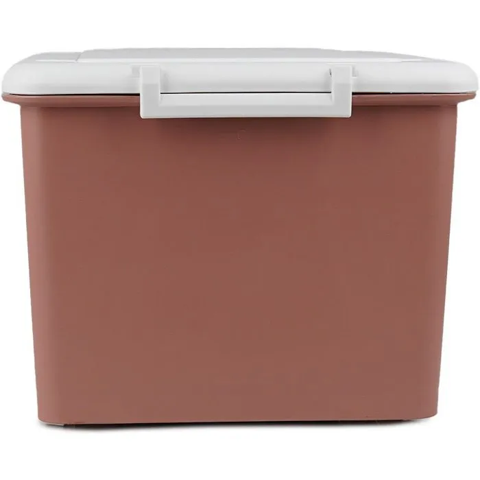 Thermobaby PLAYBOX - Coffre de rangement mobile avec roulettes, pour chambre d'enfant, taille Medium, couleur Rose