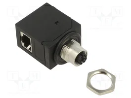 PANDUIT Adaptateur M12 femelle code X vers RJ45, 8 broches, montage sur panneau, code X-ProfiNET