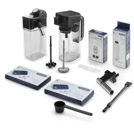 Delonghi ECAM650.85.MS PrimaDonna Elite Experience - Machine à café expresso automatique avec broyeur à grains, gris, connectée, écran tactile 4.3 pouces