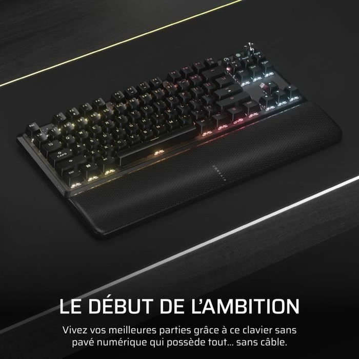 Corsair K70 Core TKL Wireless RGB Noir