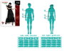 Atosa Déguisement de Morte pour Femme avec Robe Longue Noire et Ceinture Ajustable
