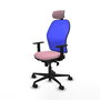 Chaise de Bureau avec Appui-tête Piqueras y Crespo 1D036N2 Rose