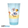 Abystyle Verre Animal Crossing Beach Characters 40cl - Personnages de Plage Gulliver Pascal Timmy et Tommy Nook Officiel