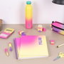 Milan Cahier A4 Sunset Jaune avec Spirale et 90 Feuilles Quadrillées