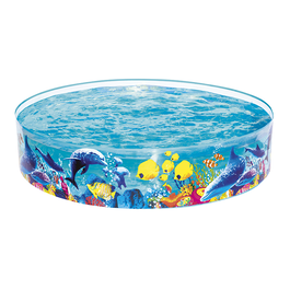 Bestway Piscine Rigide Enfant Marine 183x38 cm +2 Ans Jardin 55030