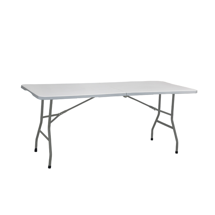 Marbueno Table Pliante Résine et Acier Gris 180x70x74 cm pour Extérieur Jardin Plage Camping 10441 Marbueno Table Pliante Résine et Acier Gris 180x70x74 cm pour Extérieur Jardin Plage Camping 10441