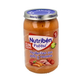 NUTRIBEN Potito Poulet, Veau et Légumes 235g