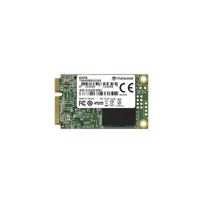 Transcend SSD mSATA 230S, Mémoire 3D NAND, Interface SATA III 6 Gb/s, Pour Ultrabooks, Tablettes PC et Serveurs Fins