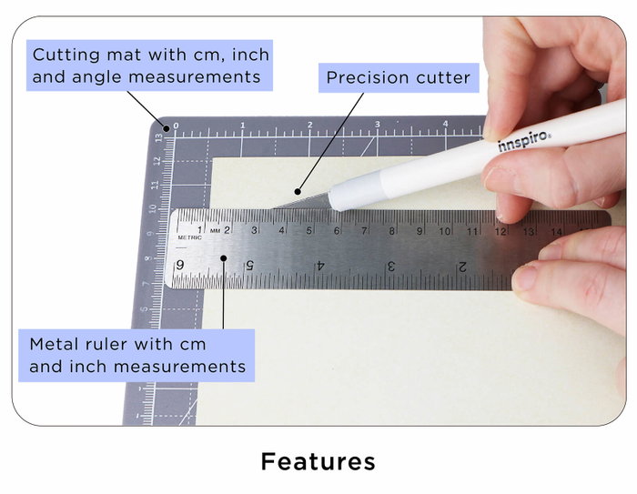 Innspiro Set de 6 outils pour les loisirs créatifs