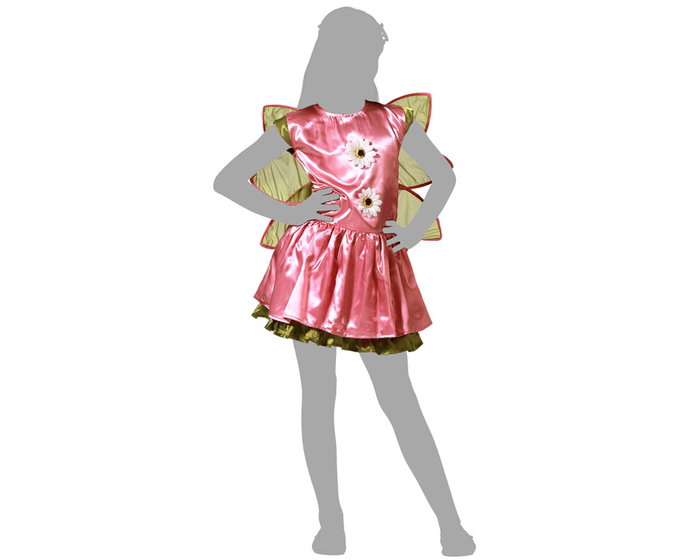 Disfraz Hada Rosa con Alas y Vestido