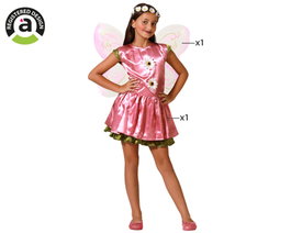 Disfraz Hada Rosa con Alas y Vestido