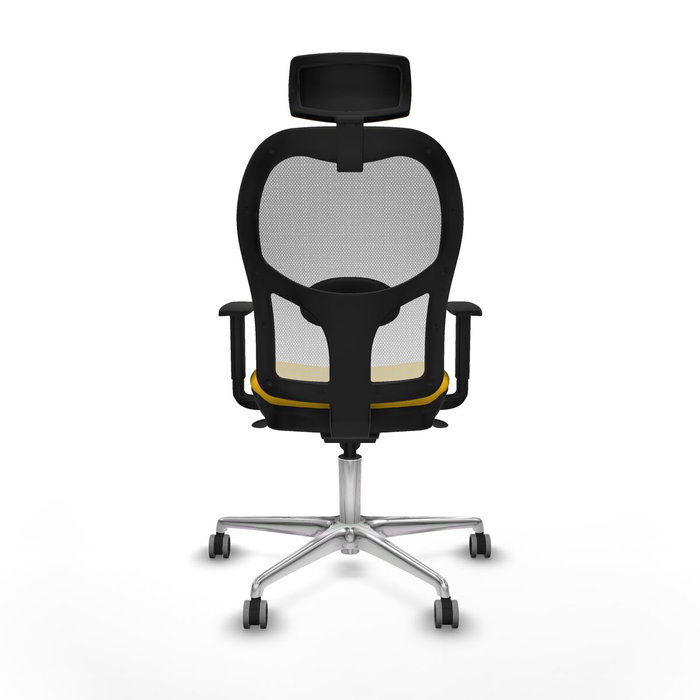 Piqueras y Crespo Chaise de Bureau 1D086G2 Jaune avec Appui-tête Piqueras y Crespo Chaise de Bureau 1D086G2 Jaune avec Appui-tête
