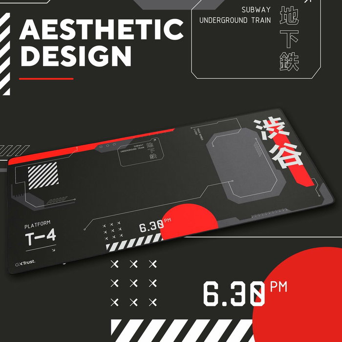 Tapis Gaming Trust 25716 Noir