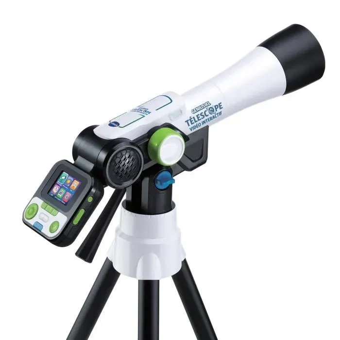 VTech Genius XL Télescope Vidéo Interactif pour Enfants avec Écran 2.4", Zoom x110, Fonction Photo, Contenu NASA - 7 à 99 ans VTech Genius XL Télescope Vidéo Interactif pour Enfants avec Écran 2.4", Zoom x110, Fonction Photo, Contenu NASA - 7 à 99 ans