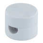 F-Line Support de câbles rond blanc 5 pièces diamètre 19 x 18 mm