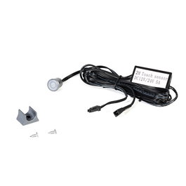 HERRAJES ALK Interrupteur tactile On/Off 1 bouton 24V 48W avec connexion JST et port DC