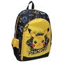 MANENTI Sac à dos Skate Face Pokémon 43 x 34 x 17 cm pour enfants et adolescents