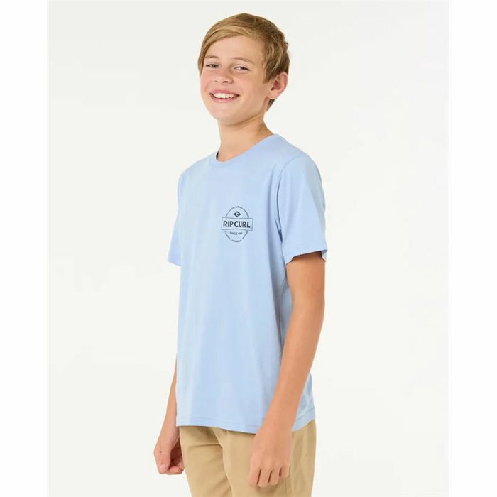T shirt à manches courtes Enfant Rip Curl Rip Curl Staple Tee Bleu
