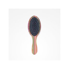 Bifull Cepillo Striped Bamboo Ovalado