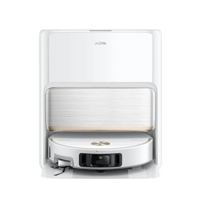 Mova V70 Ultra Complete - Robot aspirateur laveur - 40 000 Pa - 140 min - 300 ml - Blanc