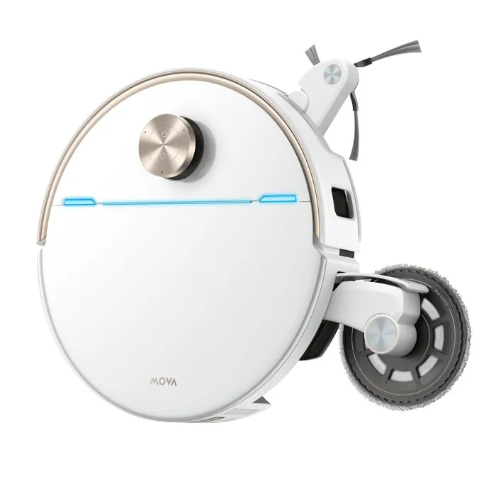 Mova V70 Ultra Complete - Robot aspirateur laveur - 40 000 Pa - 140 min - 300 ml - Blanc