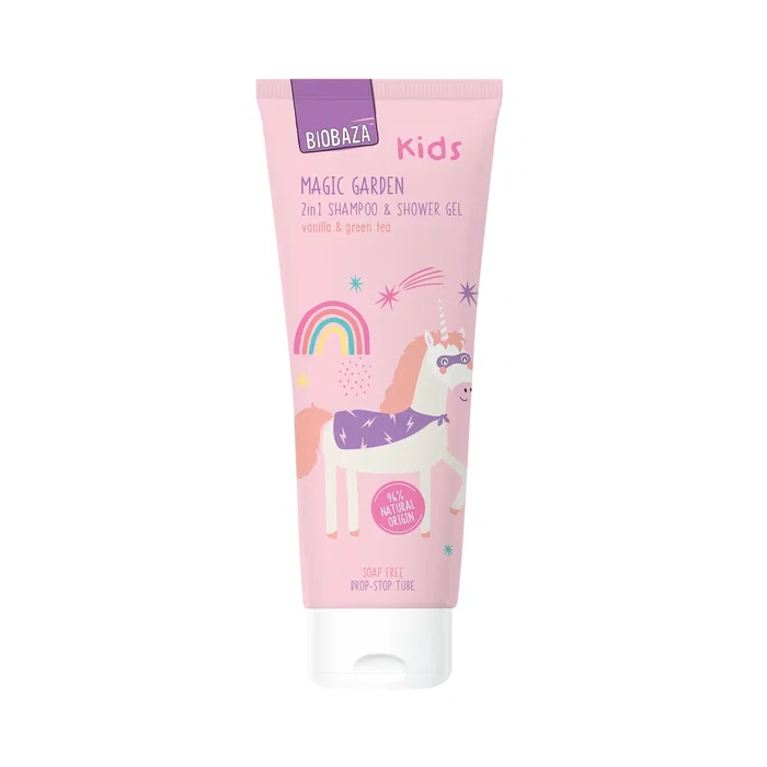 Biobaza Magic Garden Gel douche & shampooing 2 en 1, 250 ml Biobaza Magic Garden Gel douche & shampooing 2 en 1, 250 ml