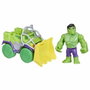 Hasbro Spidey Hulk Wrecker Truck Set avec figurine de 10 cm
