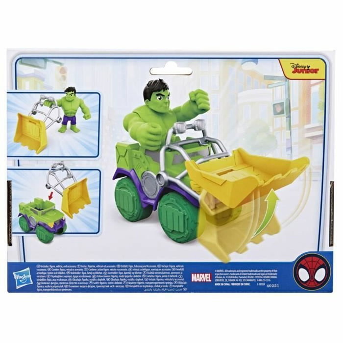 Hasbro Spidey Hulk Wrecker Truck Set avec figurine de 10 cm