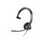 HP Poly Headset Blackwire 3310 (8X216AA) - Casque audio avec micro USB pour bureau, PC, téléphone