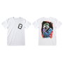 DC Comics T-shirt à manches courtes Batman Card Blanc Unisexe S
