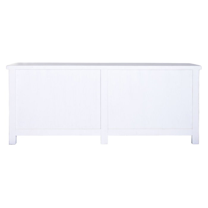 Home ESPRIT Buffet Blanc Bois 230 x 48 x 96 cm