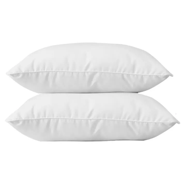 Blanreve Oreiller Blanc Lot de 2 - Coton 60 x 60 cm, Garnissage Polyester 550 g - Confort Moelleux Blanreve Oreiller Blanc Lot de 2 - Coton 60 x 60 cm, Garnissage Polyester 550 g - Confort Moelleux
