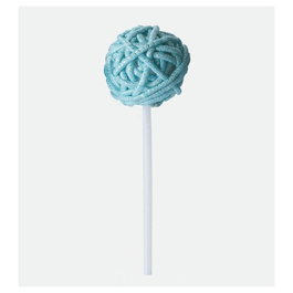 Bifull Piruleta Lollipop Round Color Blue Silver