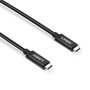 Lindy Câble Actif USB 3.2 Gen 2 Type-C vers Type-C 10 Gbit/s, DisplayPort Alt Mode 1.4, Power Delivery 60W, 3 mètres