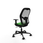 Piqueras y Crespo Chaise de Bureau Jorquera, Vert et Gris